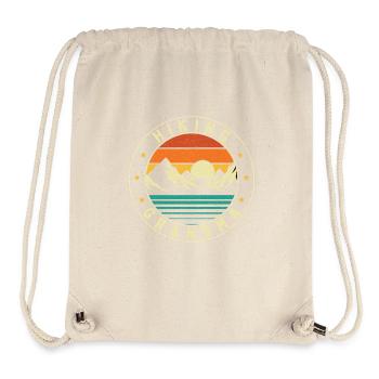 Wandern Oma Lustiger Naturpfad Naturliebhaber - Stanley/Stella recycelter Gym Bag - Naturweiß - Vorne
