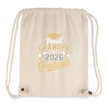 Proud Grandpa 2026 Graduate - Stanley/Stella Recycled Gym Bag - natural - Front