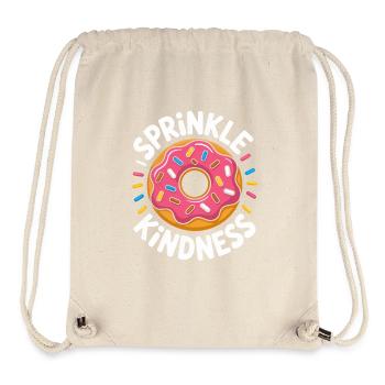 Sprinkle Kindness Herzlichkeit Donut  Liebe - Stanley/Stella recycelter Gym Bag - Naturweiß - Vorne