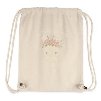 Cottagecore Lama Ästhetisches Süßes Nutztier - Stanley/Stella recycelter Gym Bag - Naturweiß - Vorne