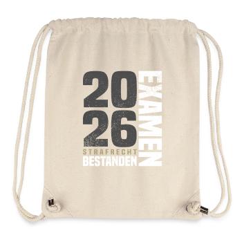 Examen Strafrecht 2026 - Stanley/Stella recycelter Gym Bag - Naturweiß - Vorne