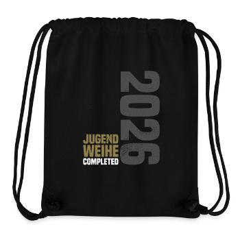 Jugendweihe 2026 - Stanley/Stella recycelter Gym Bag - Schwarz - Vorne