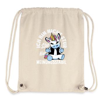 Not stubborn, just stable in opinion - Stanley/Stella Recycled Gym Bag - natural - Front
