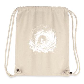 Energetic Surfing Art Surfer - Stanley/Stella Recycled Gym Bag - natural - Front