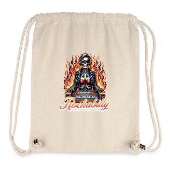 Rock and Roll Always and Forever Rockabilly 2025 - Stanley/Stella recycelter Gym Bag - Naturweiß - Vorne