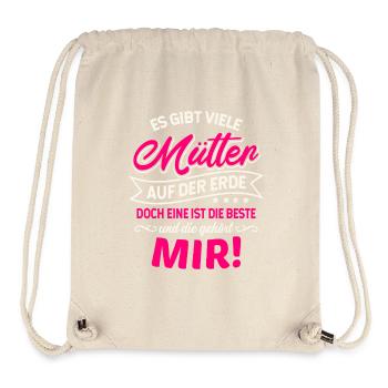 There are many mothers, but the best is mine - Stanley/Stella Recycled Gym Bag - natural - Front