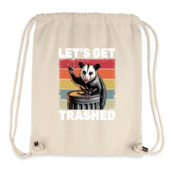 Funny Opossum - Stanley/Stella Recycled Gym Bag - natural - Front