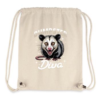 Funny Opossum - Stanley/Stella Recycled Gym Bag - natural - Front