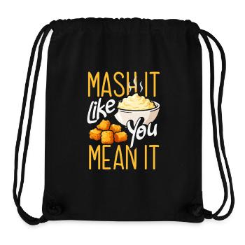 Taters Over Haters Potato - Stanley/Stella Recycled Gym Bag - black - Front