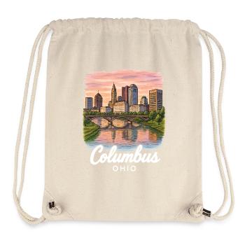 Columbus, Ohio - Stanley/Stella Recycled Gym Bag - natural - Front