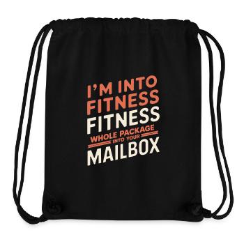 I'm Into Fitness Post Office Postal Worker Postman - Stanley/Stella Recycled Gym Bag - black - Front