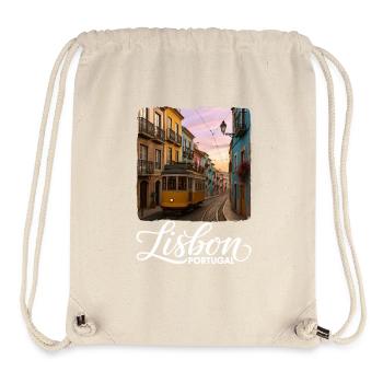 Lissabon - Stanley/Stella recycelter Gym Bag - Naturweiß - Vorne