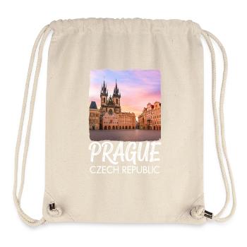 Prag Tschechien - Stanley/Stella recycelter Gym Bag - Naturweiß - Vorne
