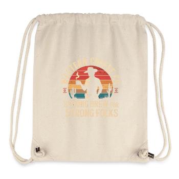 Western Kaffee - Stanley/Stella recycelter Gym Bag - Naturweiß - Vorne