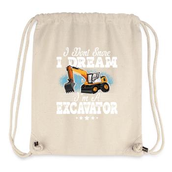 Excavator Operator - Stanley/Stella Recycled Gym Bag - natural - Front