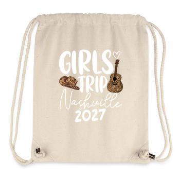 Girls Trip Nashville 2027 - Stanley/Stella Recycled Gym Bag - natural - Front