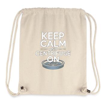 Technicien de laboratoire Keep Calm et Technologue médical - Sac à cordon recyclé Stanley/Stella - blanc naturel - Devant
