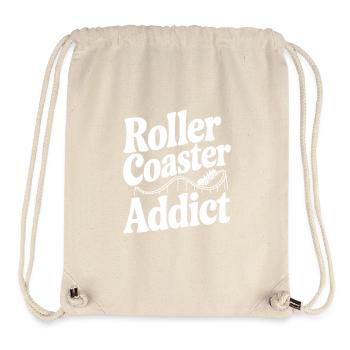 Achterbahn-Süchtiger - Stanley/Stella recycelter Gym Bag - Naturweiß - Vorne
