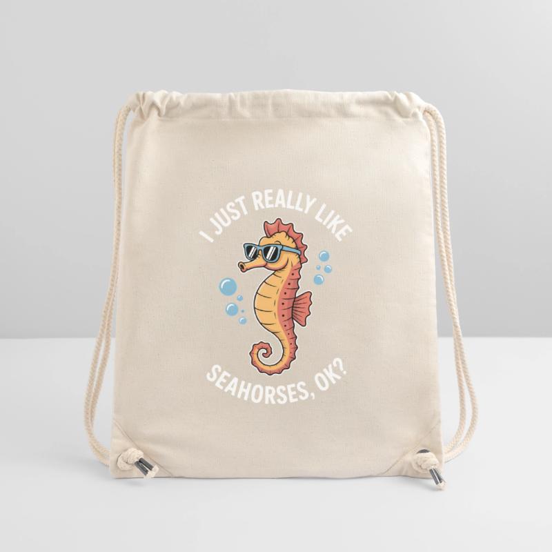 Seepferdchen Spruch Lustiges Seepferdchen Geschenk Stanley/Stella recycelter Gym Bag