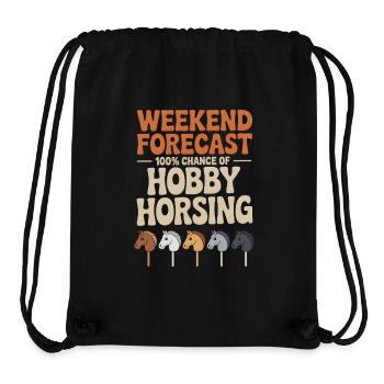 Hobby Horsing - Stanley/Stella recycelter Gym Bag - Schwarz - Vorne