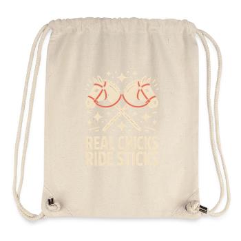 Hobby Horsing - Stanley/Stella recycelter Gym Bag - Naturweiß - Vorne