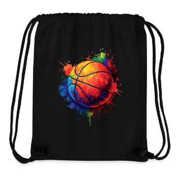 Basketball Splash Art - Design Ballon de Basket - Stanley/Stella Recycled Gym Bag - black - Front