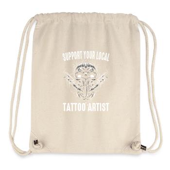 Tattoo Artist Gifts - Stanley/Stella Recycled Gym Bag - natural - Front