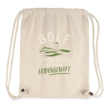 Golf | Kein Hobby sondern Leidenschaft - Stanley/Stella recycelter Gym Bag - Naturweiß - Vorne