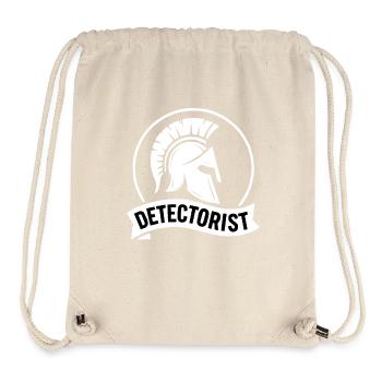 Détection de métaux Detectorist Treasure Hunter Conception - Sac à cordon recyclé Stanley/Stella - blanc naturel - Devant