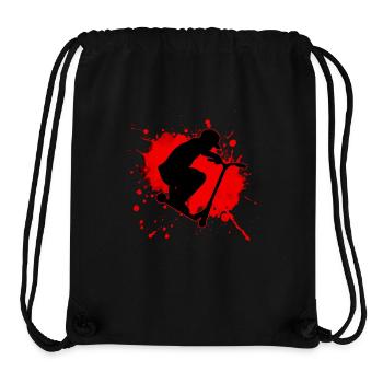 Scooter stunt it - Stanley/Stella recycelter Gym Bag - Schwarz - Vorne