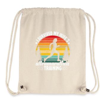 Ultraläufer Ultramarathon Training 100 Meilen - Stanley/Stella recycelter Gym Bag - Naturweiß - Vorne