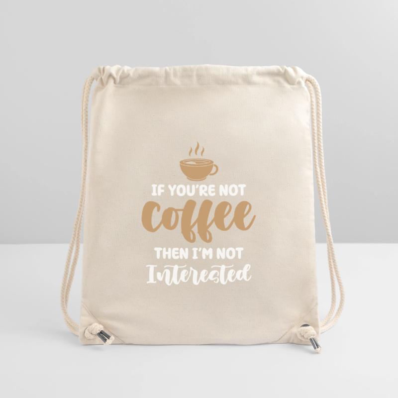 Kaffee oder kein Interesse Stanley/Stella recycelter Gym Bag