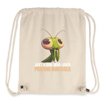 Gottesanbeterinnen Gottesanbeterin - Stanley/Stella recycelter Gym Bag - Naturweiß - Vorne