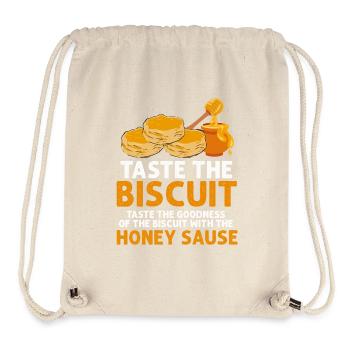 Biscuit Honey Sizzle Tee - Stanley/Stella Recycled Gym Bag - natural - Front