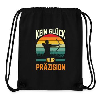 Bogenschütze Bogensport Bogenschießen - Stanley/Stella recycelter Gym Bag - Schwarz - Vorne