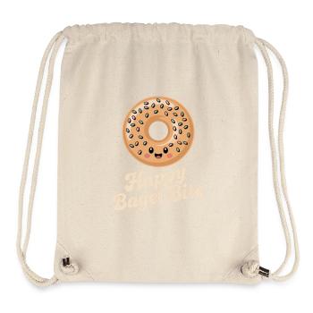 Bagel  - Stanley/Stella recycelter Gym Bag - Naturweiß - Vorne