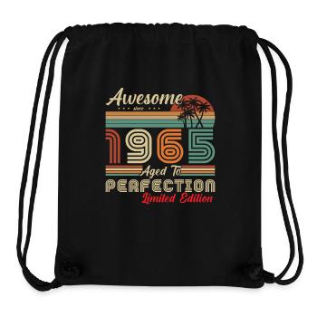 awse since 1965 - Sac à cordon recyclé Stanley/Stella - noir - Devant