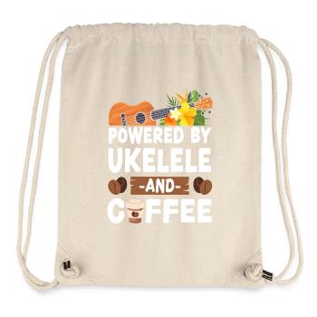 Hawaiian Ukulele Uke Coffee - Stanley/Stella recycelter Gym Bag - Naturweiß - Vorne