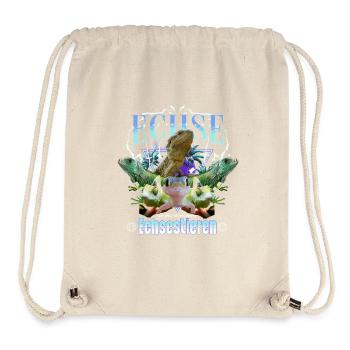 Lizard Y2K Bootleg - Stanley/Stella Recycled Gym Bag - natural - Front