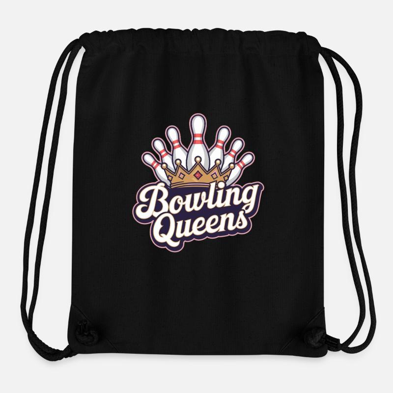 Bowling Queens Crown Skittles Team Kvindeliga - Stanley/Stella recycled gym bag - sort