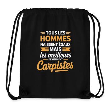 The best become carp anglers Humour Fisherman - Stanley/Stella Recycled Gym Bag - black - Front