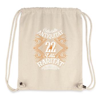 22. Geburtstag Antiquität Rarität - Stanley/Stella recycelter Gym Bag - Naturweiß - Vorne
