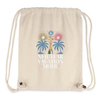 New Year Vacation Mode - Stanley/Stella Recycled Gym Bag - natural - Front