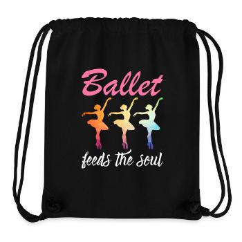 Ballet: The soul dances - Stanley/Stella Recycled Gym Bag - black - Front