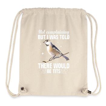  Chickadee Stuffed Animal Birdwatching Birder - Stanley/Stella Recycled Gym Bag - natural - Front
