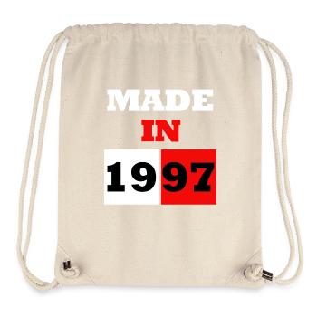 Made in 1997 Anniversary - Stanley/Stella Recycled Gym Bag - natural - Front