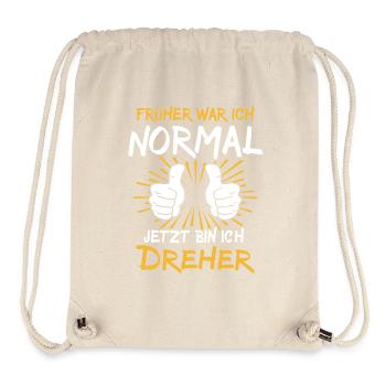 Dreher Spruch - Stanley/Stella recycelter Gym Bag - Naturweiß - Vorne
