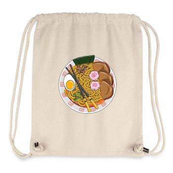 Lustige Ramen-Nudeln, japanisches Essen, Koch-Geschenk - Stanley/Stella recycelter Gym Bag - Naturweiß - Vorne