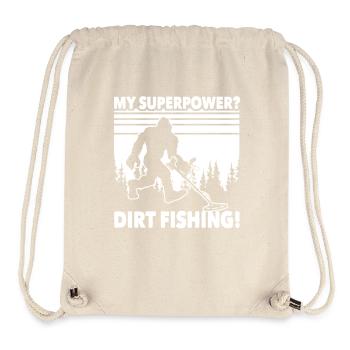 Dirt Fishing Big Foot - Stanley/Stella Recycled Gym Bag - natural - Front