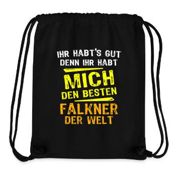 Falkner Geschenk - Stanley/Stella recycelter Gym Bag - Schwarz - Vorne